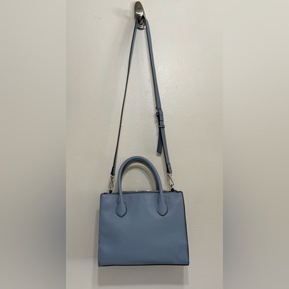 👜 Nine West Aidenne Satchel Purse – Dusty Blue - Picture 9 of 10